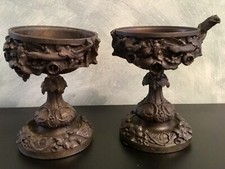 Antiche coppe in bronzo liberty