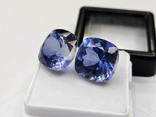 Vvs coppia naturale - naturale, tanzanite