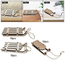 Slitte legno miniatura - in,