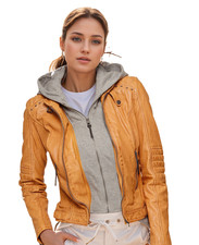 Alpenblitz Giacca IN Pelle Con