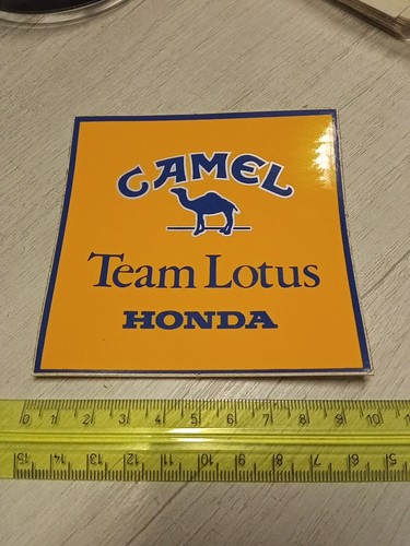 Adesivo camel team lotus honda - adesivo,