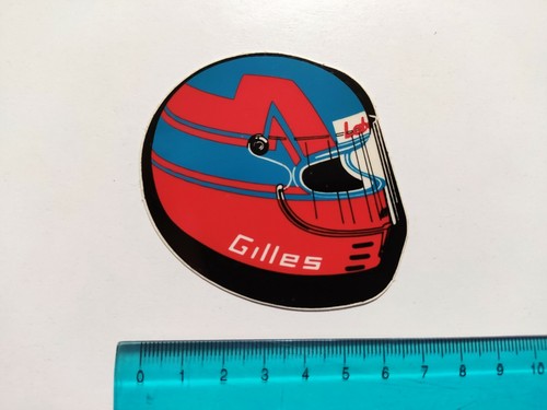 Adesivo gilles villeneuve - adesivo,