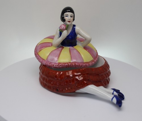 Scatola figurina portacipria - scatola,