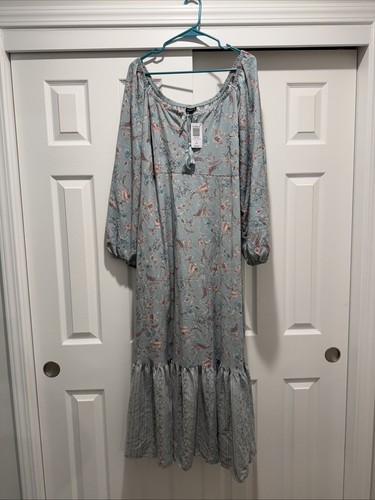 Abito line midi torrid blu - a-line,