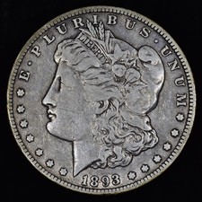 1893-O $1 MORGAN SILVER DOLLAR