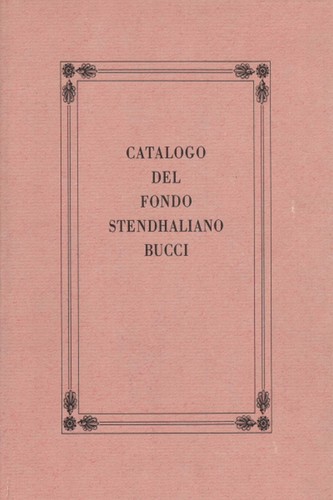 Catalogo del fondo