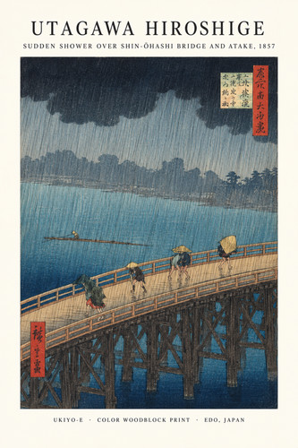 Poster artistico utagawa - poster,