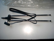 ANTENNA TV VINTAGE PORTATILE RETRAIBILE IN ACCIAIO PER TELEVISORE