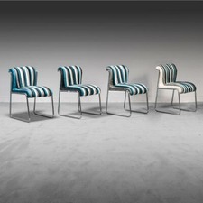 SET 4 SEDIE TOOTHPASTE VELLUTO