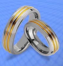 2 ANELLI IN TUNGSTENO
