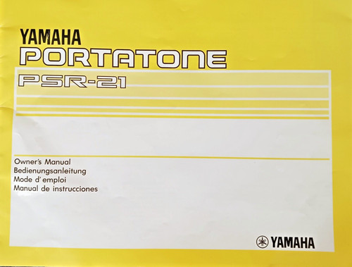 Yamaha psr portatone - yamaha, psr-21