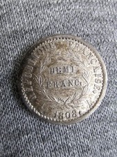 ½ Franc Napoléon 1808 A