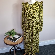 Maxi abito midi Finery giallo