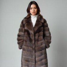 Giacca pelliccia visone collo