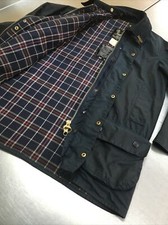 Giacca country cerata blu S-M