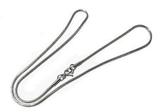 1pz collana girocollo snake chain  45cmx1,5mm in acciaio inox 316 bijoux