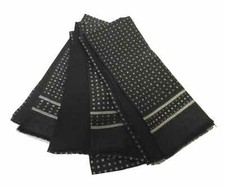 SCIARPA double SETA LANA nera UOMO sciarpe eleganti bianchi grigi beige azzurri