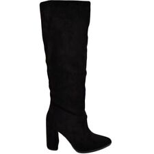 Stivale donna alto rigido in