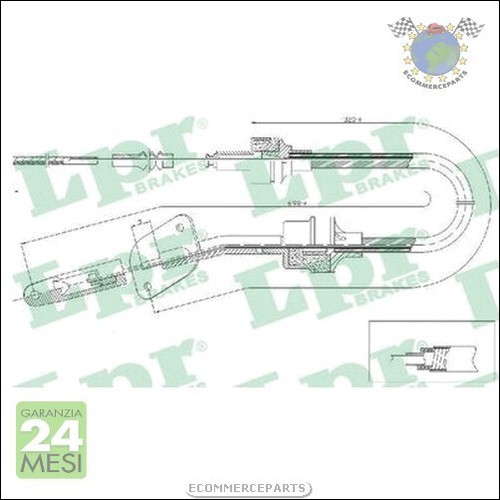 Cavo filo comando - frizione, lpr