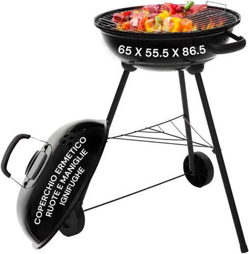 Barbecue carbonella in - a,