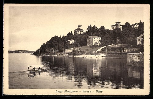 Cartolina stresa lago - /,