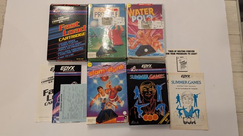 Commodore game boxes and - commodore, 64