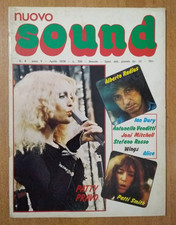 NUOVO SOUND 4/1978 PATTY PRAVO IAN DURY RADIUS PATTI SMITH CLAUDE FRANCOIS POOH