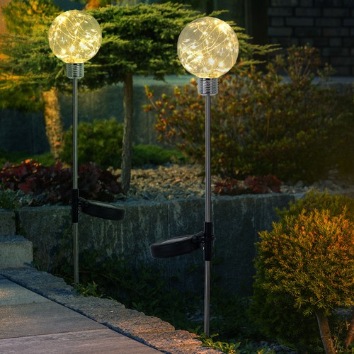 Set globo led solare - 2, da