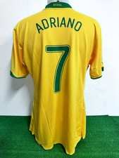MAGLIA BRASILE ADRIANO MATCH WORN INDOSSATA WORLD CUP 2006 SHIRT CAMISETA COA