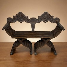 Panca Divano Savonarola Legno