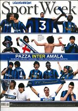 Sport Week 9-2010 PAZZA INTER AMALA Triplete Mourinho Moratti Milito