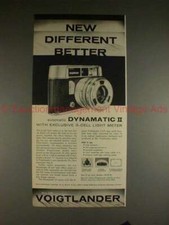 1961 Voigtlander Dynamatic II Camera Ad - Different!!
