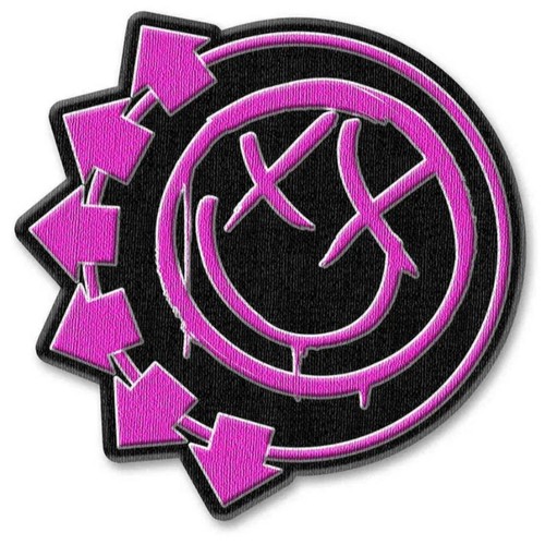 Blink 182 patch - rund, neon