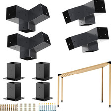 Slanted Roof Pergola Kit with