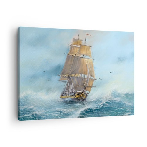 Quadro tela 70x50cm mare - quadro,