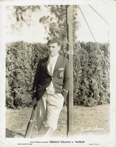 Ronald colman raffles vintage - colman,
