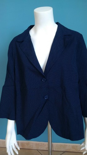 Giacca donna elegante blu con