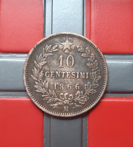 10 centesimi 1866 - , (m)