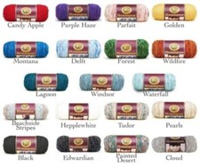 Filato Homespun marca Lion 'Bulky 5' colori fuori produzione grosso 185 yd per matassa