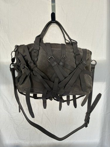 Borsa camoscio pelle - camoscio, e