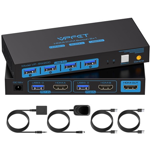 Switch kvm hdmi 1 monitor - hdmi,