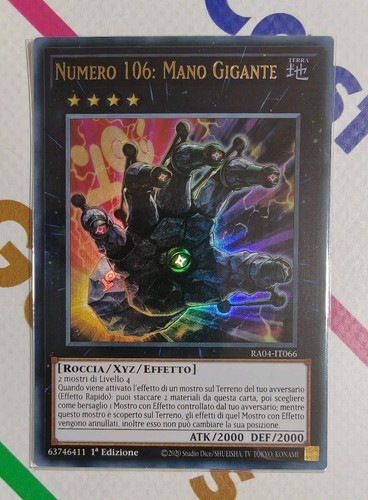 Numero 106 mano gigante - mano,