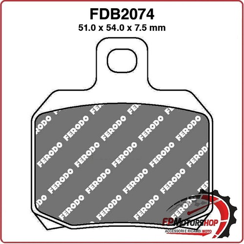 Pastiglie freno moto ferodo - pastiglie,