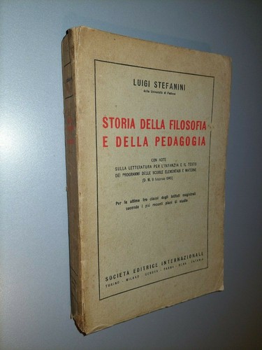 Stefanini luigi storia della - storia,
