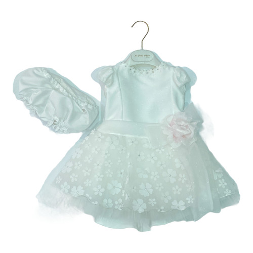 Abito vestito battesimo bimba - abito,