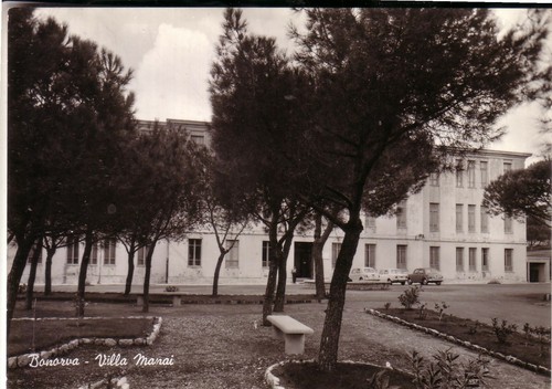 Bonorva viaggiata 1965 - b/n,