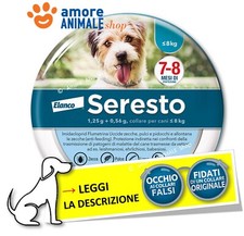 SERESTO Elanco - Collare per Cani Piccoli Fino a 8 kg - Antiparassitario Cane