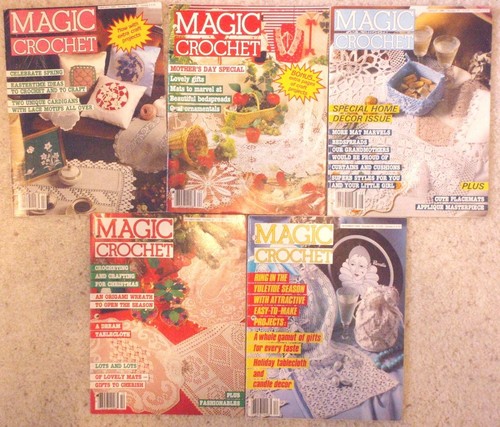 Lot magic crochet magazines - 5,