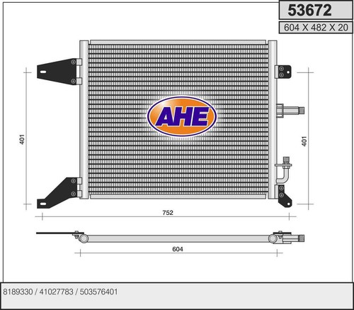 Condensatore iveco eurocargo - iveco,