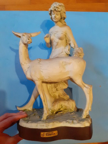 Scultura porcellana biscuit - porcellana,